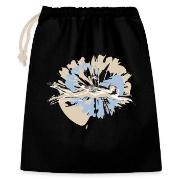Valentine's Day swimmers in competition - Gift Bag 40 x 50 cm - black - Front