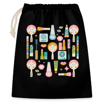 disco make up revival - Gift Bag 40 x 50 cm - black - Front