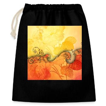 Roses élégantes avec notes d’ouverture - Sac cadeau 40 x 50 cm - noir - Devant