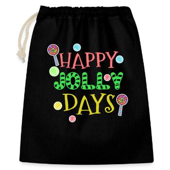 Sweets Sweet Tooth Candy Déclaration Délicieux - Sac cadeau 40 x 50 cm - noir - Devant