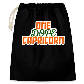 Horoscope Signe du zodiaque Capricorne Sky Statement - Sac cadeau 40 x 50 cm - noir - Devant