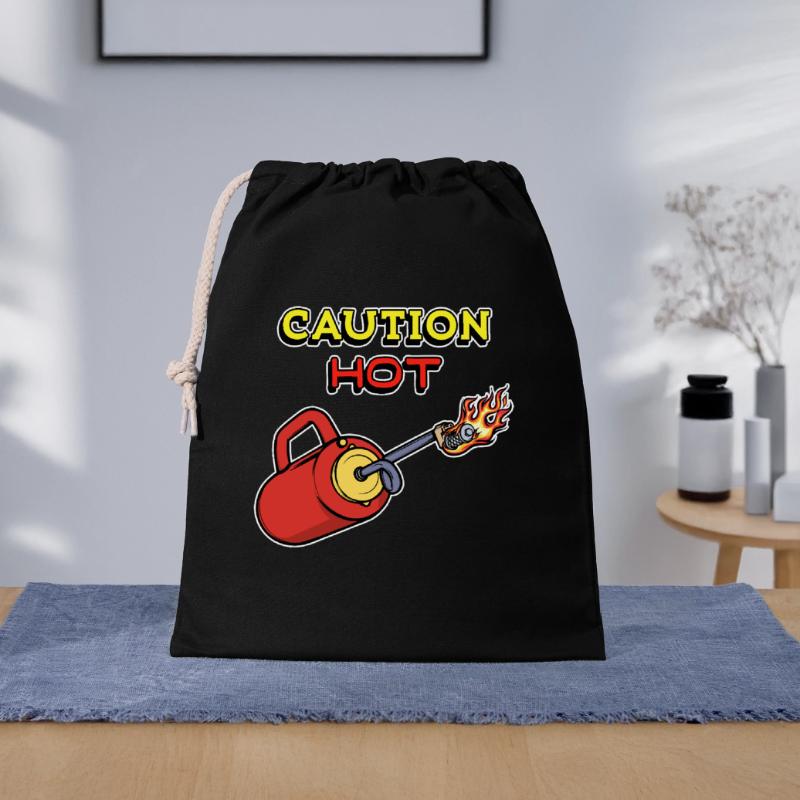 Fire Fire Brigade Fire Protection Statement Burning Gift Bag 40 x 50 cm