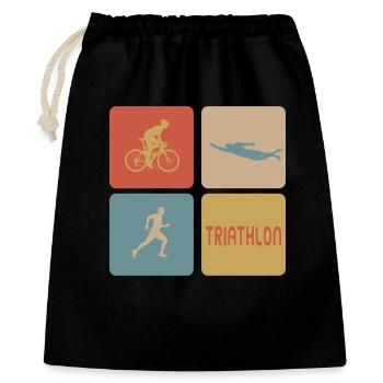 Triathlon Sport Design - Gift Bag 40 x 50 cm - black - Front