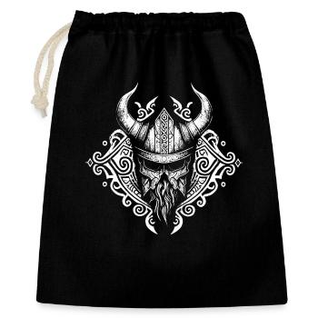 Viking helmet - Gift Bag 40 x 50 cm - black - Front