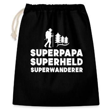 Wanderwege Wandern Statement Wanderer Bergwandern - Geschenkbeutel aus Baumwolle (40 x 50 cm) - Schwarz - Vorne