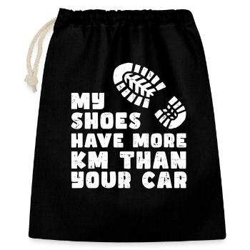 Hiking Statement Nature Experience Mountain Summit Tours - Gift Bag 40 x 50 cm - black - Front