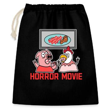 Kino Movies Statement Filmabend Theater Streaming - Geschenkbeutel aus Baumwolle (40 x 50 cm) - Schwarz - Vorne