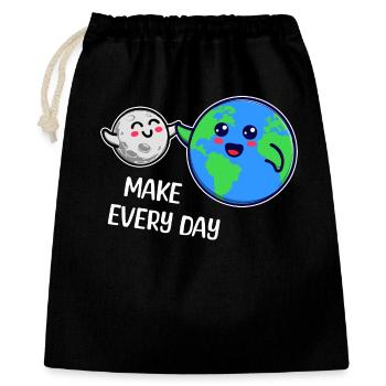 Mother Earth Statement Eco-Friendly Environment - Gift Bag 40 x 50 cm - black - Front