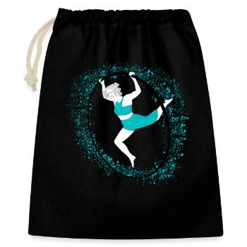 Cyr Wheel - Gift Bag 40 x 50 cm - black - Front