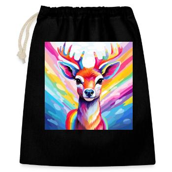 Rennes de la fierté - Sac cadeau 40 x 50 cm - noir - Devant