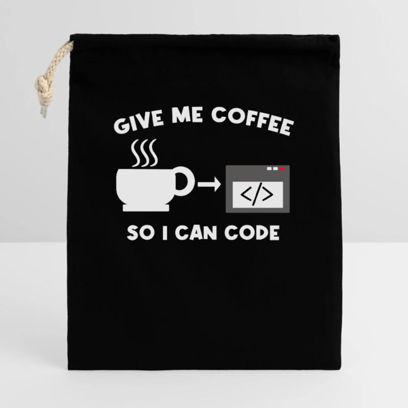 Déclaration du travailleur codeur Emploi Profession Réussite professionnelle Sac cadeau 40 x 50 cm