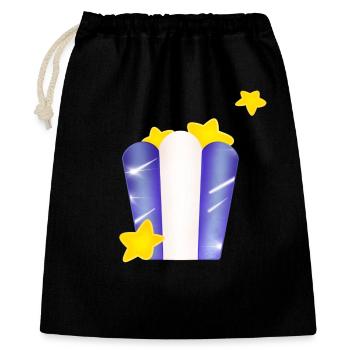 Star bag! - Gift Bag 40 x 50 cm - black - Front