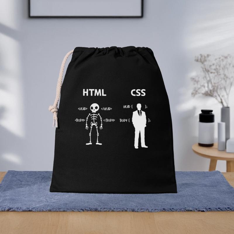 Code Css C++ Php Java Developer Code Scripting Gift Bag 40 x 50 cm
