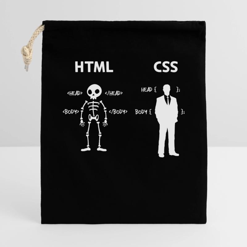 Code Css C++ Php Java Developer Code Scripting Gift Bag 40 x 50 cm