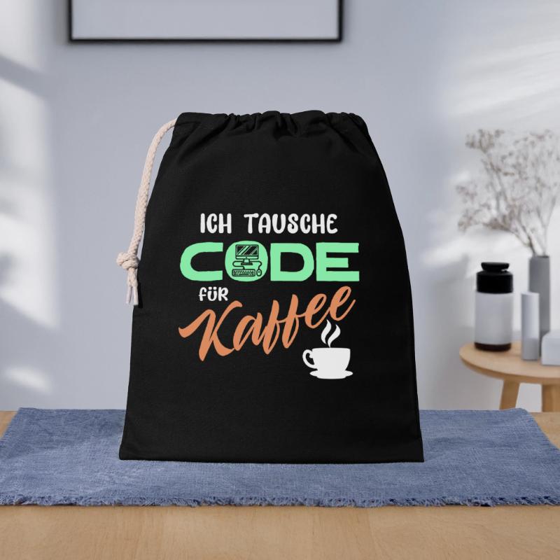 Code Développeur de déclaration Programmeur Ordinateur Sac cadeau 40 x 50 cm