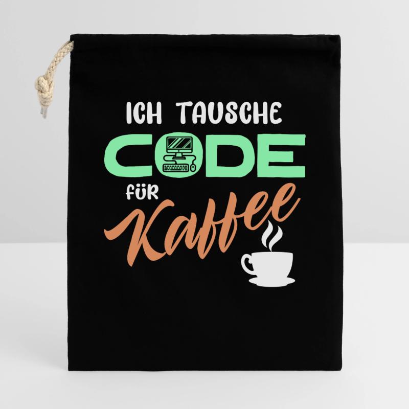 Code Developer Statement Programmer Computer Gift Bag 40 x 50 cm