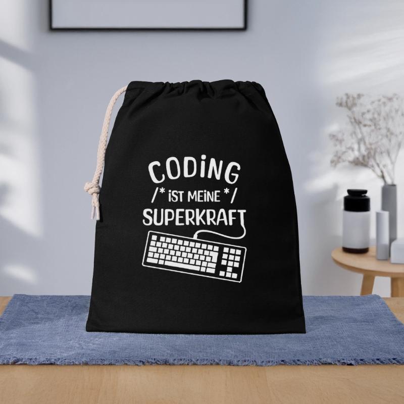 Instruction de script de code Développeur Computergeek Sac cadeau 40 x 50 cm