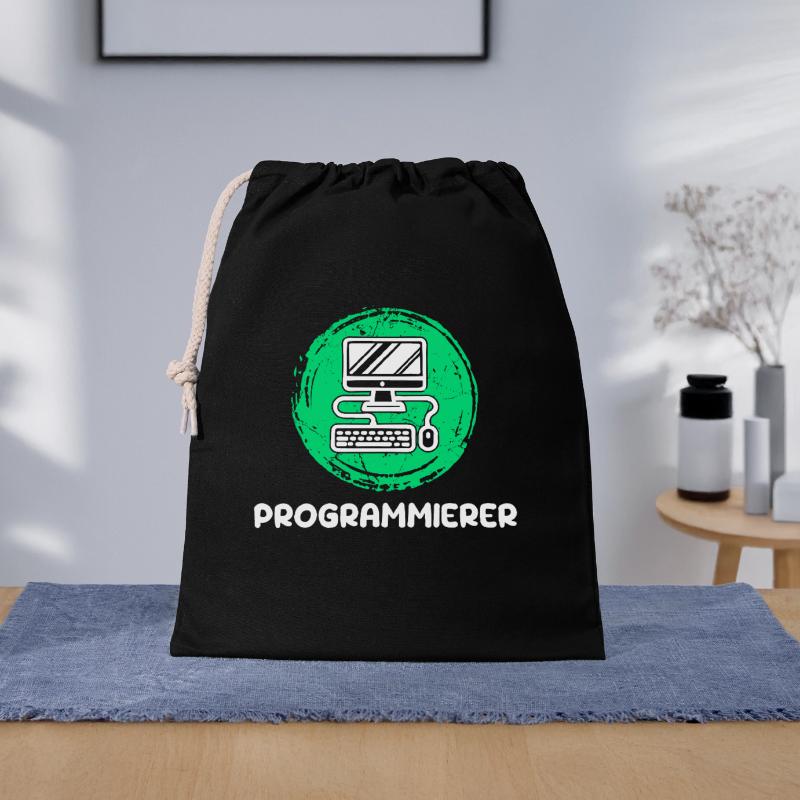 Computerfreak Skripting Developer Programmierer Geschenkbeutel aus Baumwolle (40 x 50 cm)
