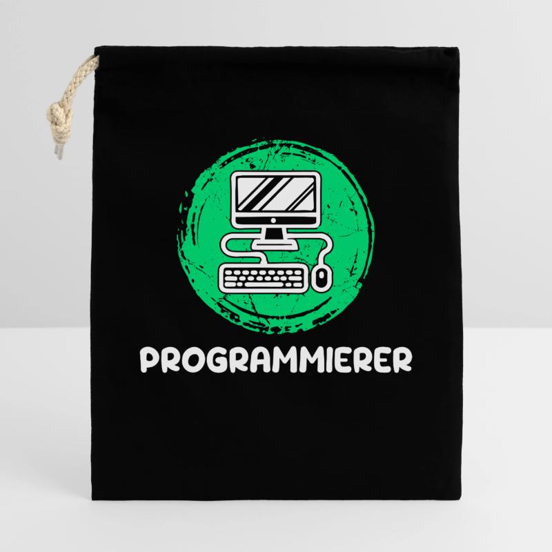 Computerfreak Skripting Developer Programmierer Geschenkbeutel aus Baumwolle (40 x 50 cm)