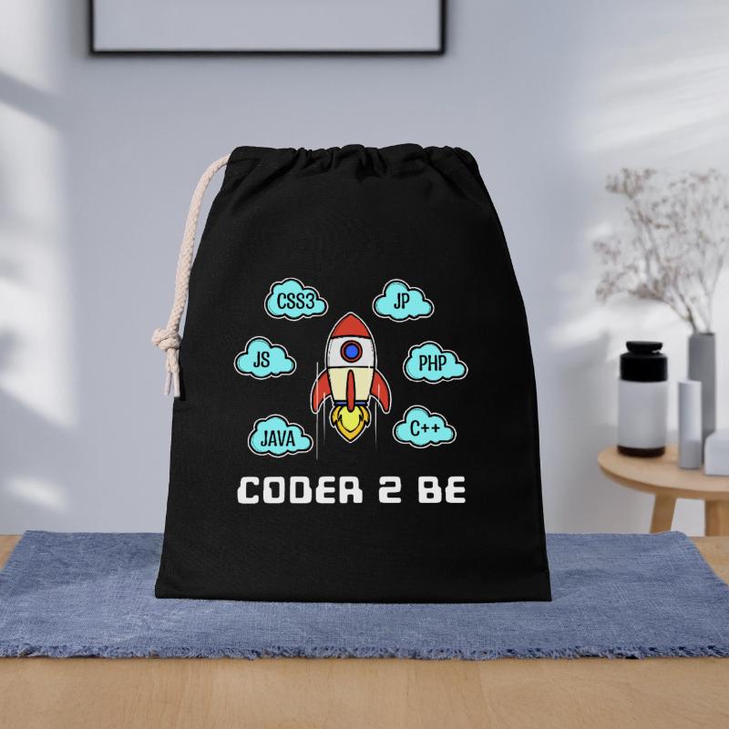 Developer Statement Css Php Java C++ Programmer Gift Bag 40 x 50 cm