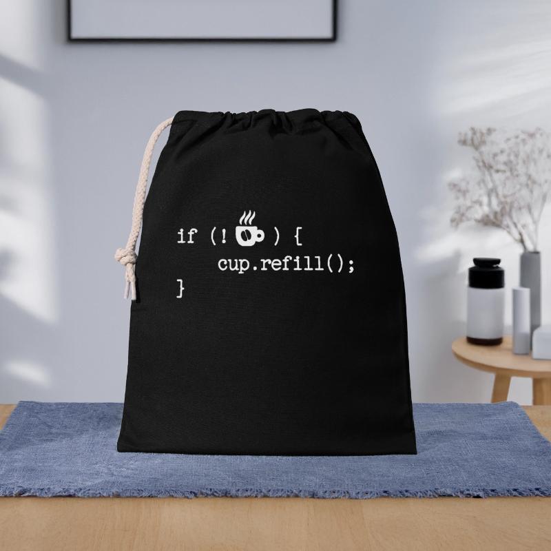 Debug Programmer Coden Developer Computergeek Gift Bag 40 x 50 cm