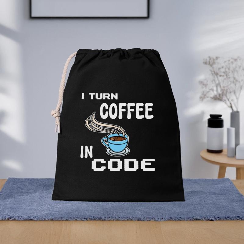 Developer Computerfreak Statement Programmierer Geschenkbeutel aus Baumwolle (40 x 50 cm)