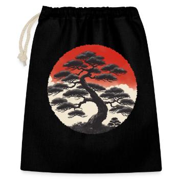 Asian Landscape - Gift Bag 40 x 50 cm - black - Front