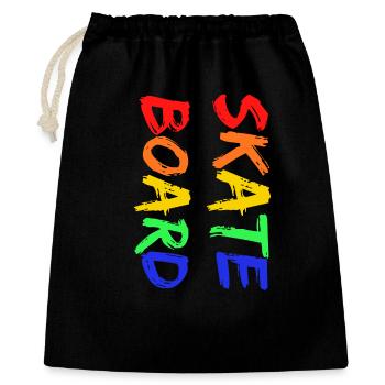 Skate - Gift Bag 40 x 50 cm - black - Front