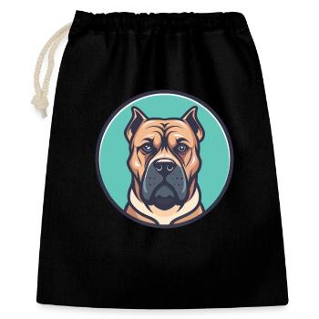 Perro De Presa Canario Chien Race Dessin Animé Kawaii - Sac cadeau 40 x 50 cm - noir - Devant