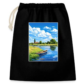 Dedham Vale Aonb Affiche de voyage Souvenir Peinture WPA - Sac cadeau 40 x 50 cm - noir - Devant