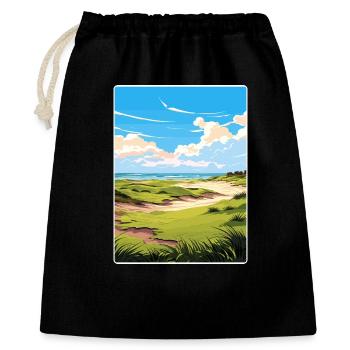 Kiawah Island Golf Club Reiseposter Souvenir WPA - Geschenkbeutel aus Baumwolle (40 x 50 cm) - Schwarz - Vorne