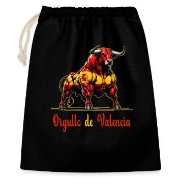 The pride Valencia flag design - Gift Bag 40 x 50 cm - black - Front
