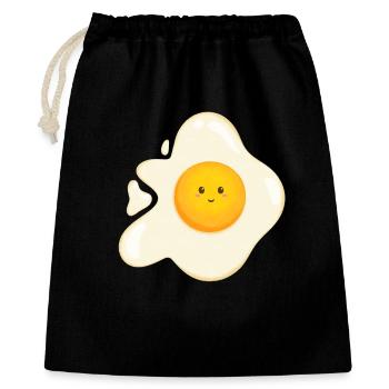 Sweet fried egg - Gift Bag 40 x 50 cm - black - Front