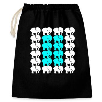 ELEPHANT - Gift Bag 40 x 50 cm - black - Front
