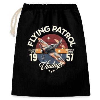 Vintage Patriot Aviator - Gift Bag 40 x 50 cm - black - Front