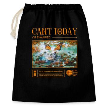 Swamp Mode Enabled – No Appointments, Only Swamp - Gift Bag 40 x 50 cm - black - Front