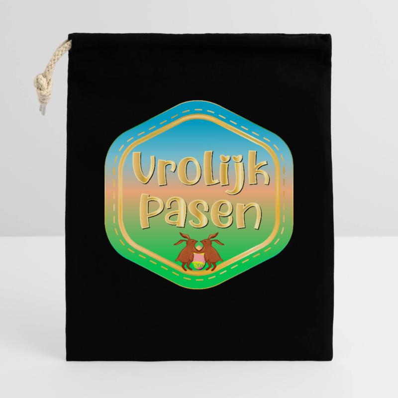 Happy Easter Easter bunnies Gift Bag 40 x 50 cm