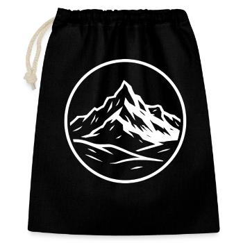 Grand Paradis - Sac cadeau 40 x 50 cm - noir - Devant