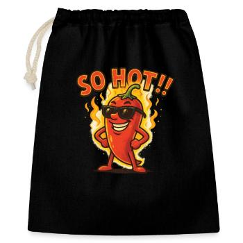 So Hot!! – Spicy Chili Attitude - Gift Bag 40 x 50 cm - black - Front