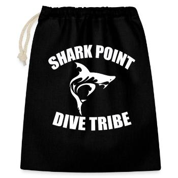 SHARK POINT DIVE TRIBE - Gift Bag 40 x 50 cm - black - Front