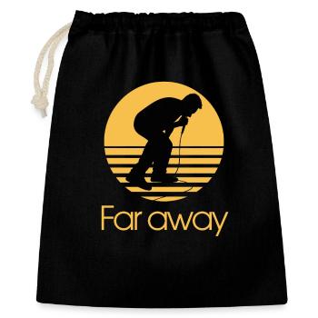 FAR AWAY - SINGER - Sac cadeau 40 x 50 cm - noir - Devant