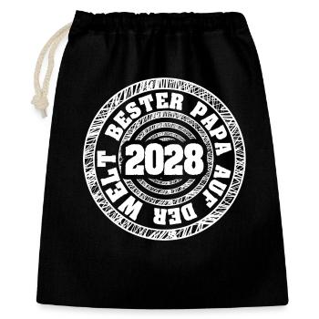 Dad 2028 - Gift Bag 40 x 50 cm - black - Front