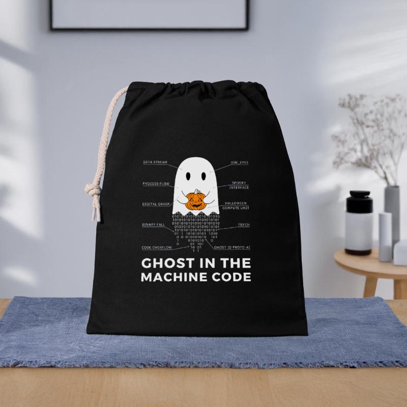 Funny Coder, Programmer Halloween T-Shirt Gift Bag 40 x 50 cm