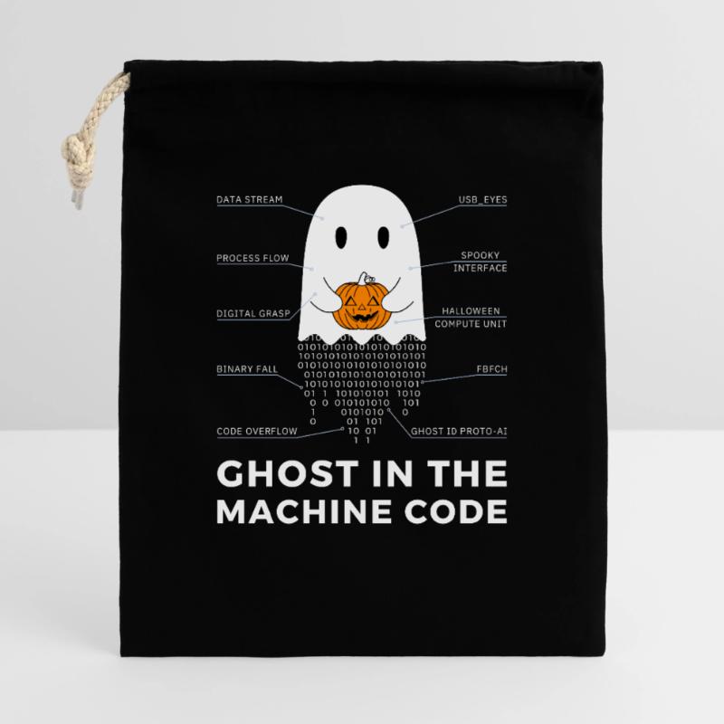 Funny Coder, Programmer Halloween T-Shirt Gift Bag 40 x 50 cm