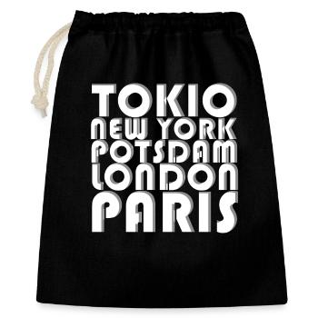 METROPOLIS POTSDAM - Sac cadeau 40 x 50 cm - noir - Devant
