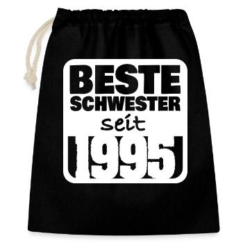 Frères et sœurs 1995 - Sac cadeau 40 x 50 cm - noir - Devant