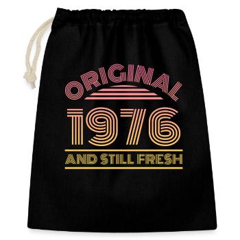 Vintage 1976 - Gift Bag 40 x 50 cm - black - Front