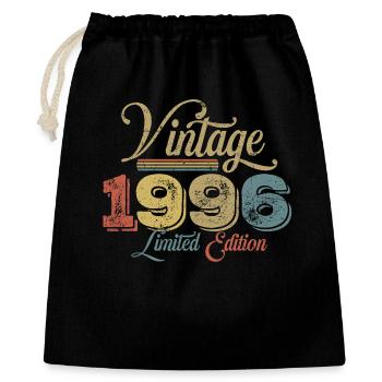 Vintage 1996 30th Birthday - Gift Bag 40 x 50 cm - black - Front