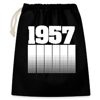 1957 1957 - Sac cadeau 40 x 50 cm - noir - Devant