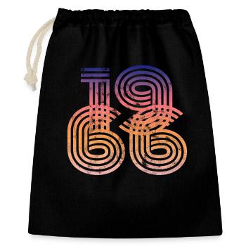 Vintage 1966 - Gift Bag 40 x 50 cm - black - Front